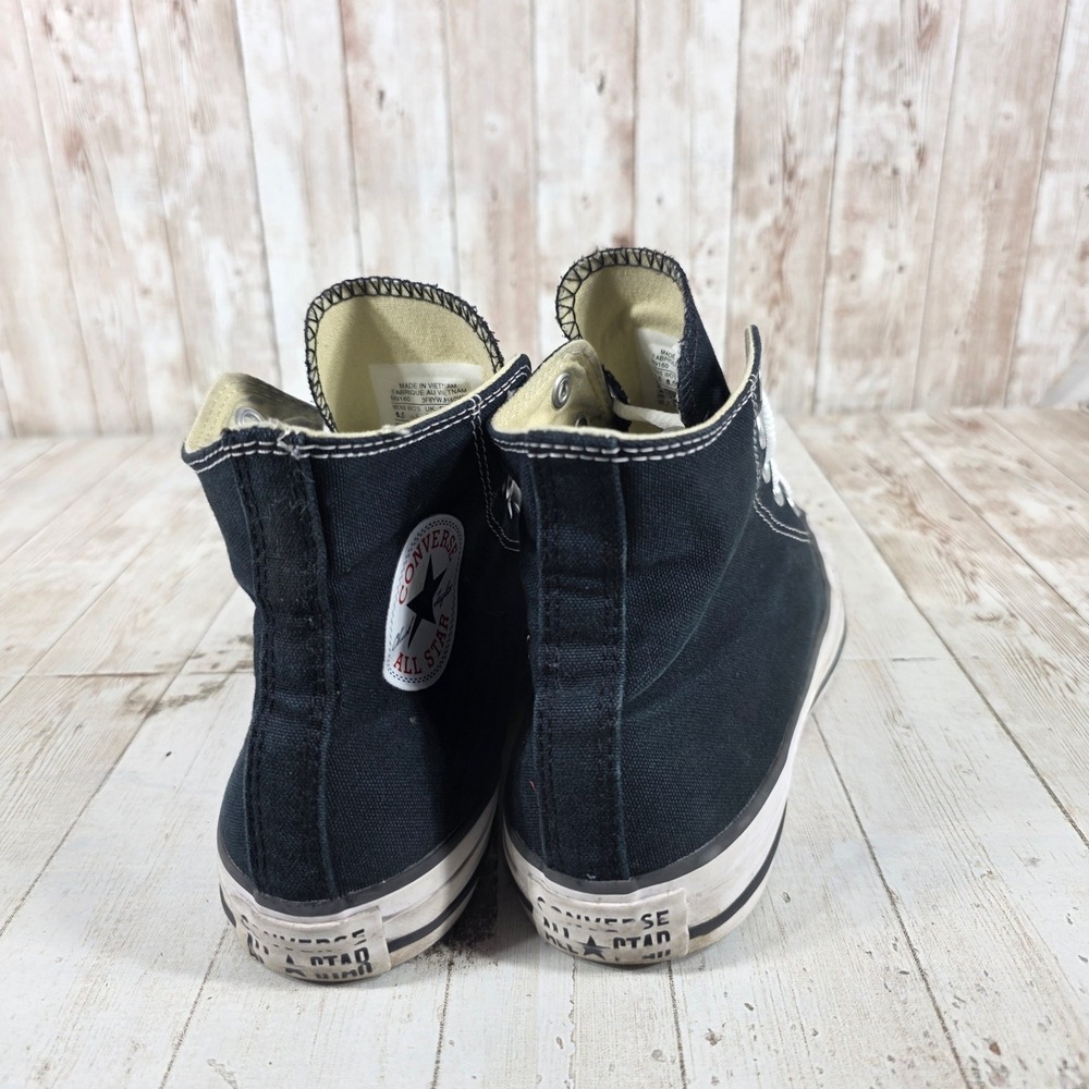 Converse Chuck Taylor All Star High Top Black Canvas Sneakers M9160 Womens 8.5 - Picture 3 of 8